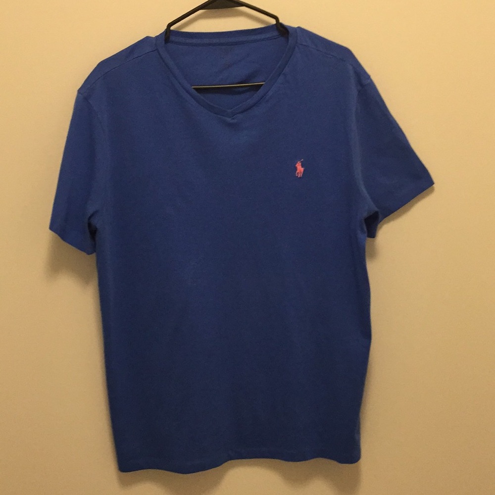 Ralph Lauren V-neck T-Shirt Blue
